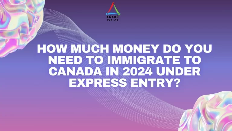 How much money do you need to immigrate to Canada in 2024 under Express Entry
